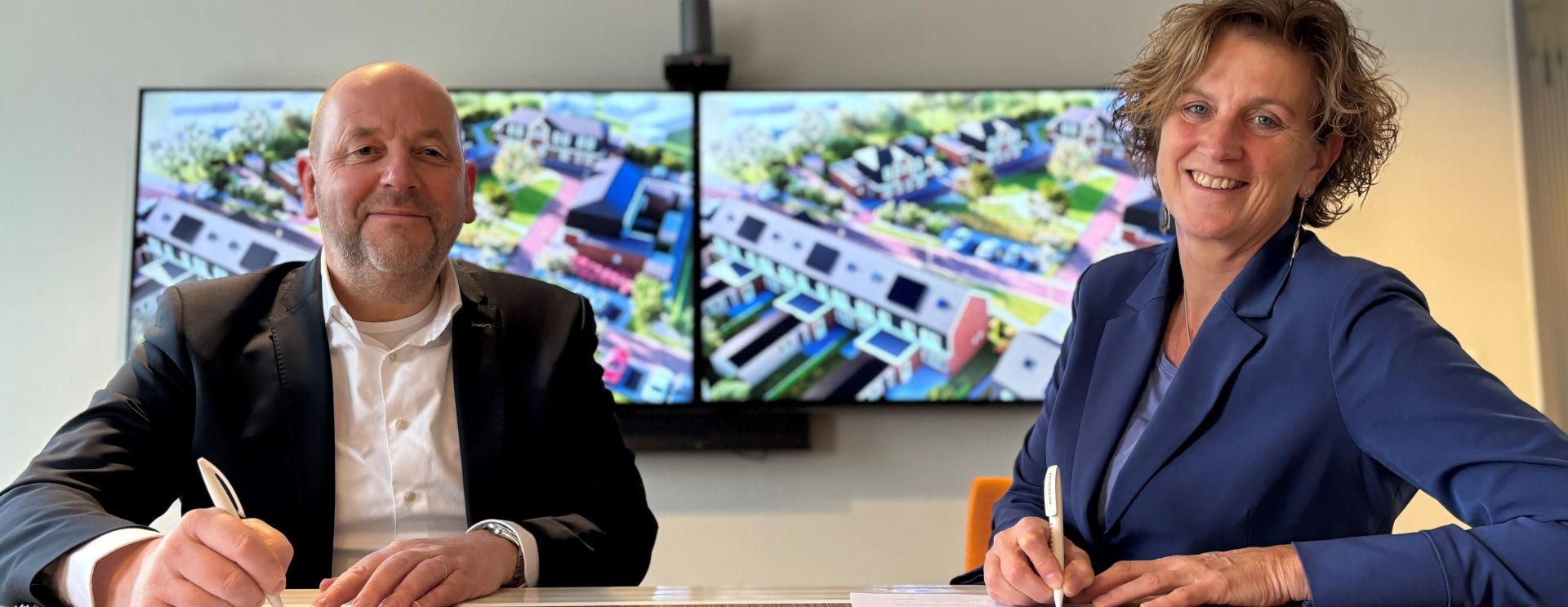 Woonservice en Ter Steege Bouw Vastgoed Hardenberg gaan bouwen: 23 nieuwe woningen in de Acacialaan in Beilen